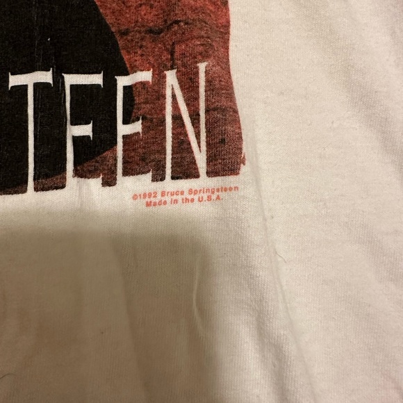 Vintage 1992 Bruce Springsteen Tour Shirt - Picture 3 of 7